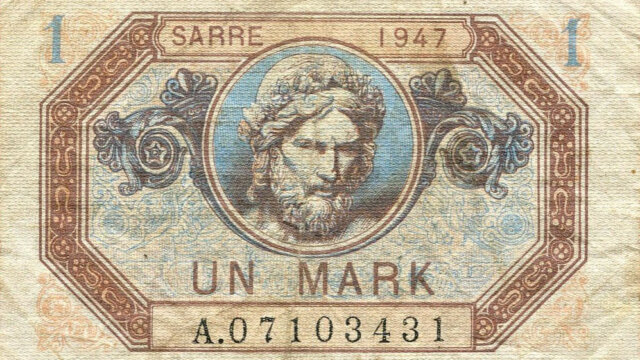 1 Mark Sarre type 1947