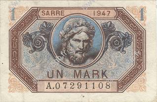 1 Mark Sarre type 1947