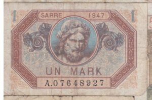 1 Mark Sarre type 1947