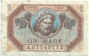 1 Mark Sarre type 1947