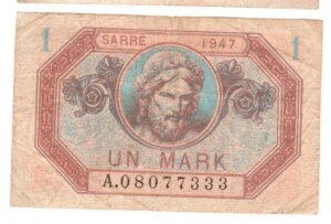 1 Mark Sarre type 1947