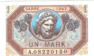 1 Mark Sarre type 1947