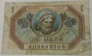 1 Mark Sarre type 1947