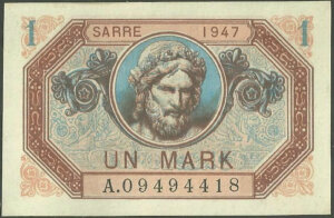 1 Mark Sarre type 1947