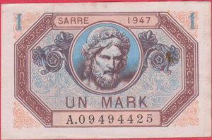 1 Mark Sarre type 1947