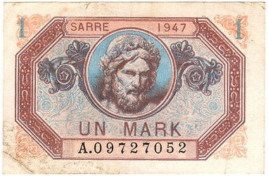 1 Mark Sarre type 1947