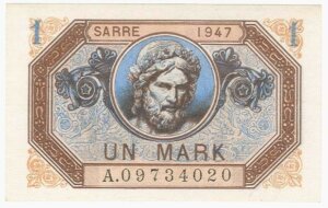 1 Mark Sarre type 1947