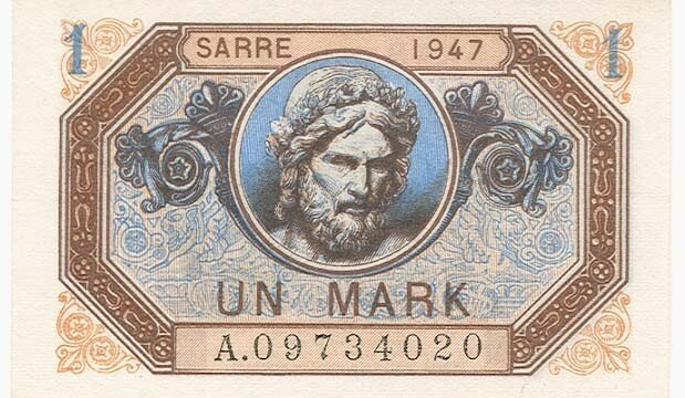 1 Mark Sarre type 1947