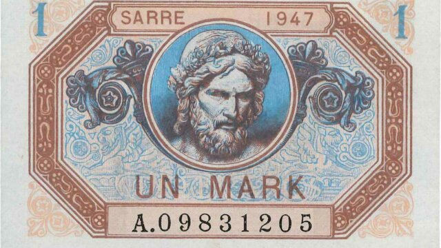 1 Mark Sarre type 1947