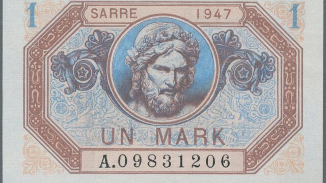 1 Mark Sarre type 1947