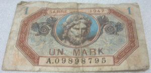 1 Mark Sarre type 1947