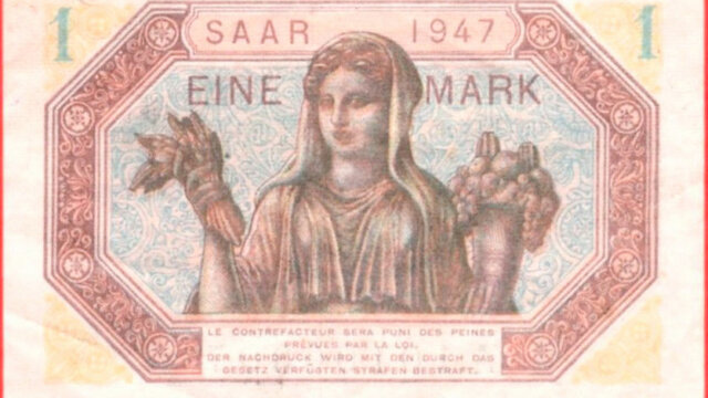 1 Mark Sarre type 1947