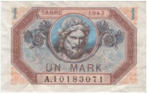 1 Mark Sarre type 1947