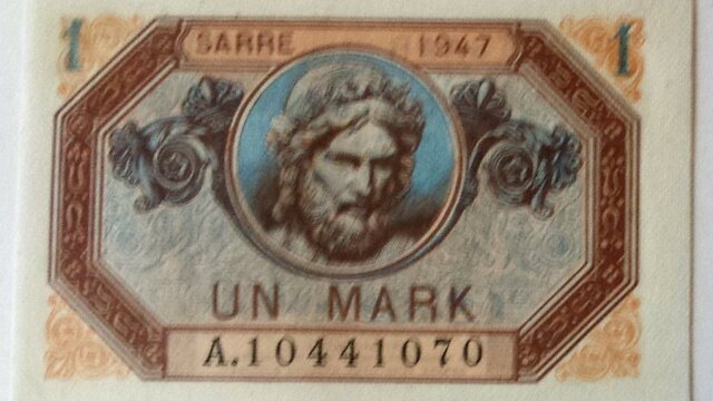 1 Mark Sarre type 1947