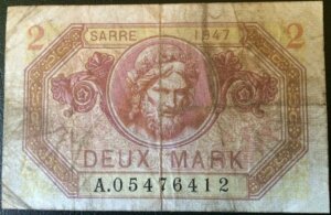 2 Mark Sarre type 1947