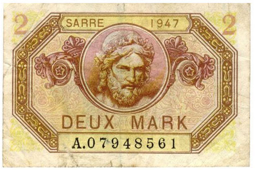 2 Mark Sarre type 1947