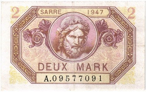 2 Mark Sarre type 1947