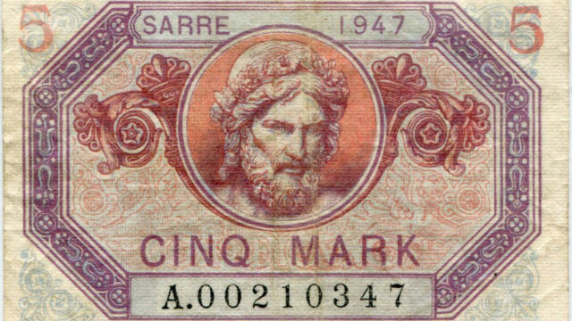 5 Mark Sarre type 1947