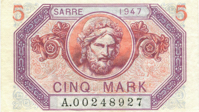 5 Mark Sarre type 1947