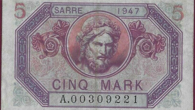 5 Mark Sarre type 1947