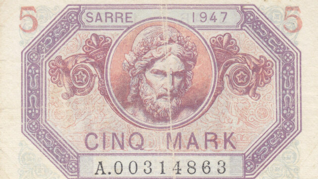 5 Mark Sarre type 1947