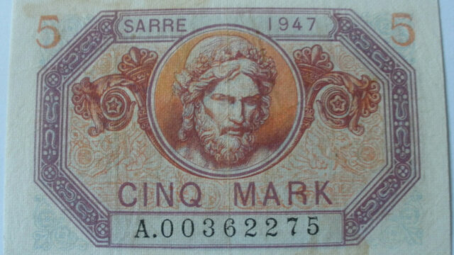 5 Mark Sarre type 1947