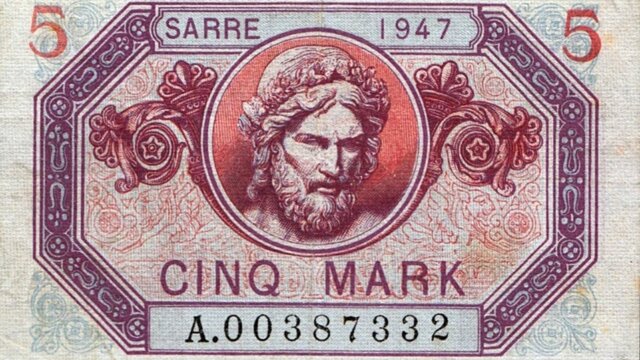 5 Mark Sarre type 1947