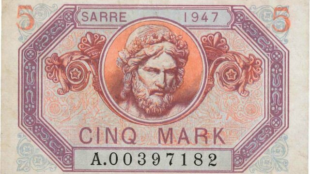 5 Mark Sarre type 1947