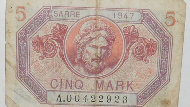 5 Mark Sarre type 1947