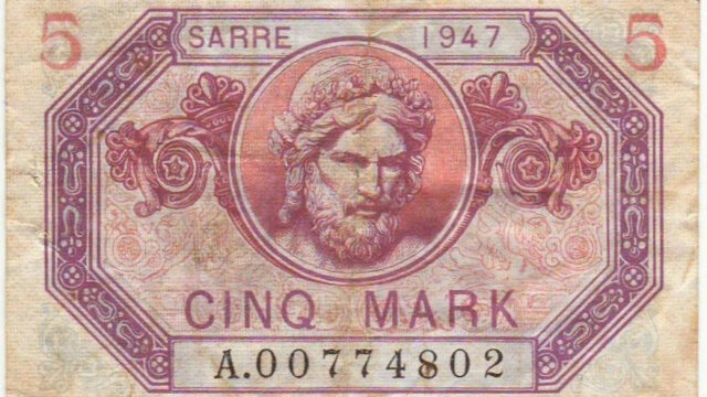 5 Mark Sarre type 1947