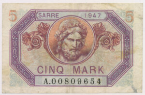 5 Mark Sarre type 1947