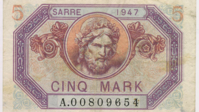 5 Mark Sarre type 1947