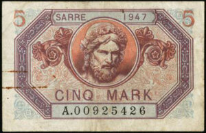 5 Mark Sarre type 1947