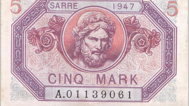 5 Mark Sarre type 1947