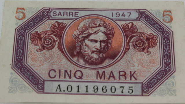 5 Mark Sarre type 1947