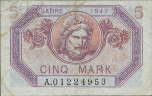 5 Mark Sarre type 1947