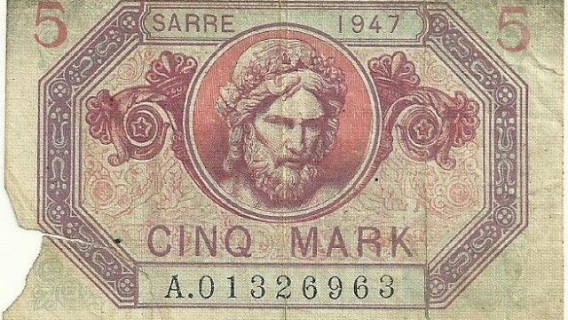 5 Mark Sarre type 1947