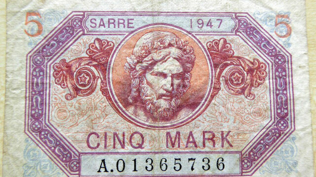 5 Mark Sarre type 1947