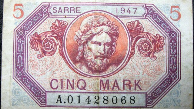 5 Mark Sarre type 1947