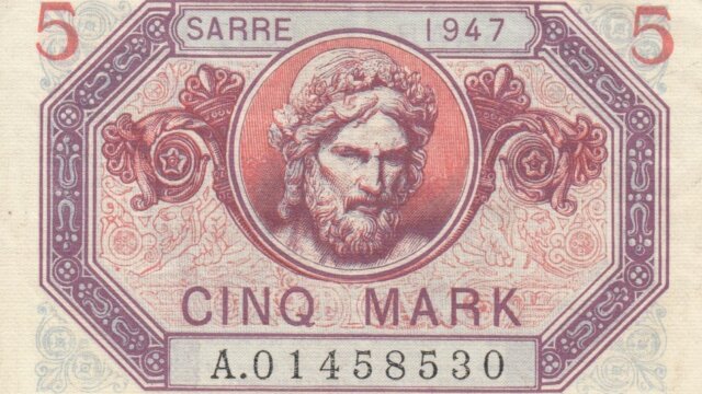 5 Mark Sarre type 1947