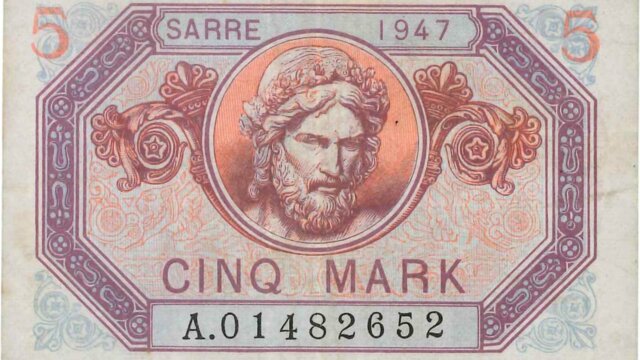 5 Mark Sarre type 1947