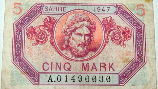 5 Mark Sarre type 1947