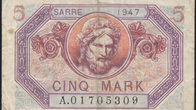 5 Mark Sarre type 1947