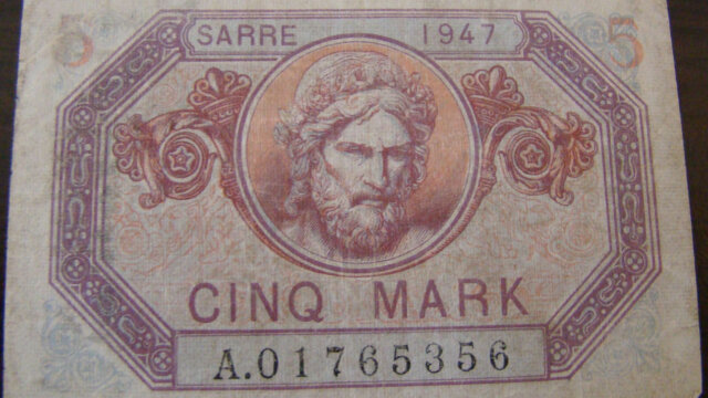 5 Mark Sarre type 1947