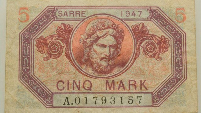 5 Mark Sarre type 1947