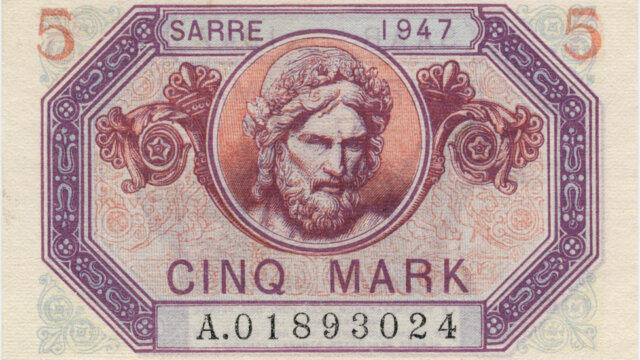 5 Mark Sarre type 1947