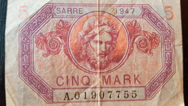 5 Mark Sarre type 1947