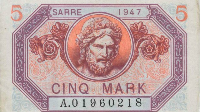 5 Mark Sarre type 1947