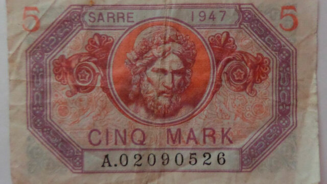 5 Mark Sarre type 1947