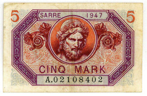 5 Mark Sarre type 1947